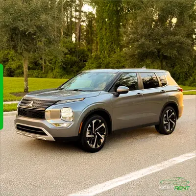 Mitsubishi Outlander SE Cinza | 7 Lugares