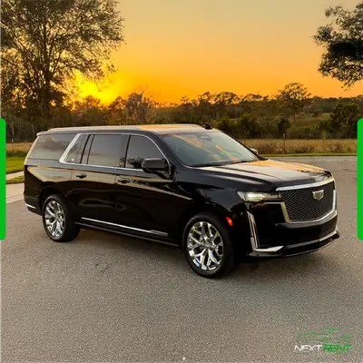 Cadillac Escalade ESV 4WD Premium Luxury Platinum Negra
