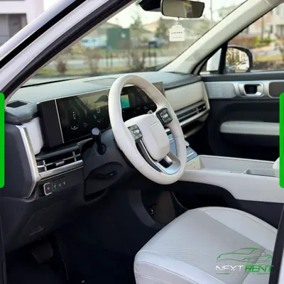 Hyundai Santa Fé SEL AWD Branca Interior Branco | 7 Lugares