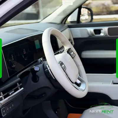 Hyundai Santa Fé SEL AWD Branca Interior Branco | 7 Lugares