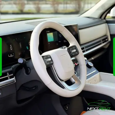 Hyundai Santa Fé SEL AWD Branca Interior Branco | 7 Lugares