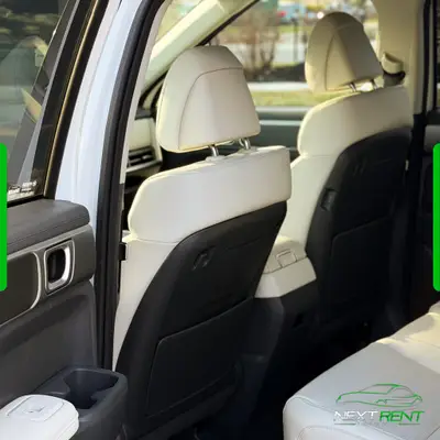 Hyundai Santa Fé SEL AWD Branca Interior Branco | 7 Lugares