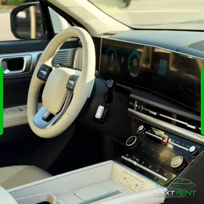 Hyundai Santa Fé SEL AWD Branca Interior Branco | 7 Lugares
